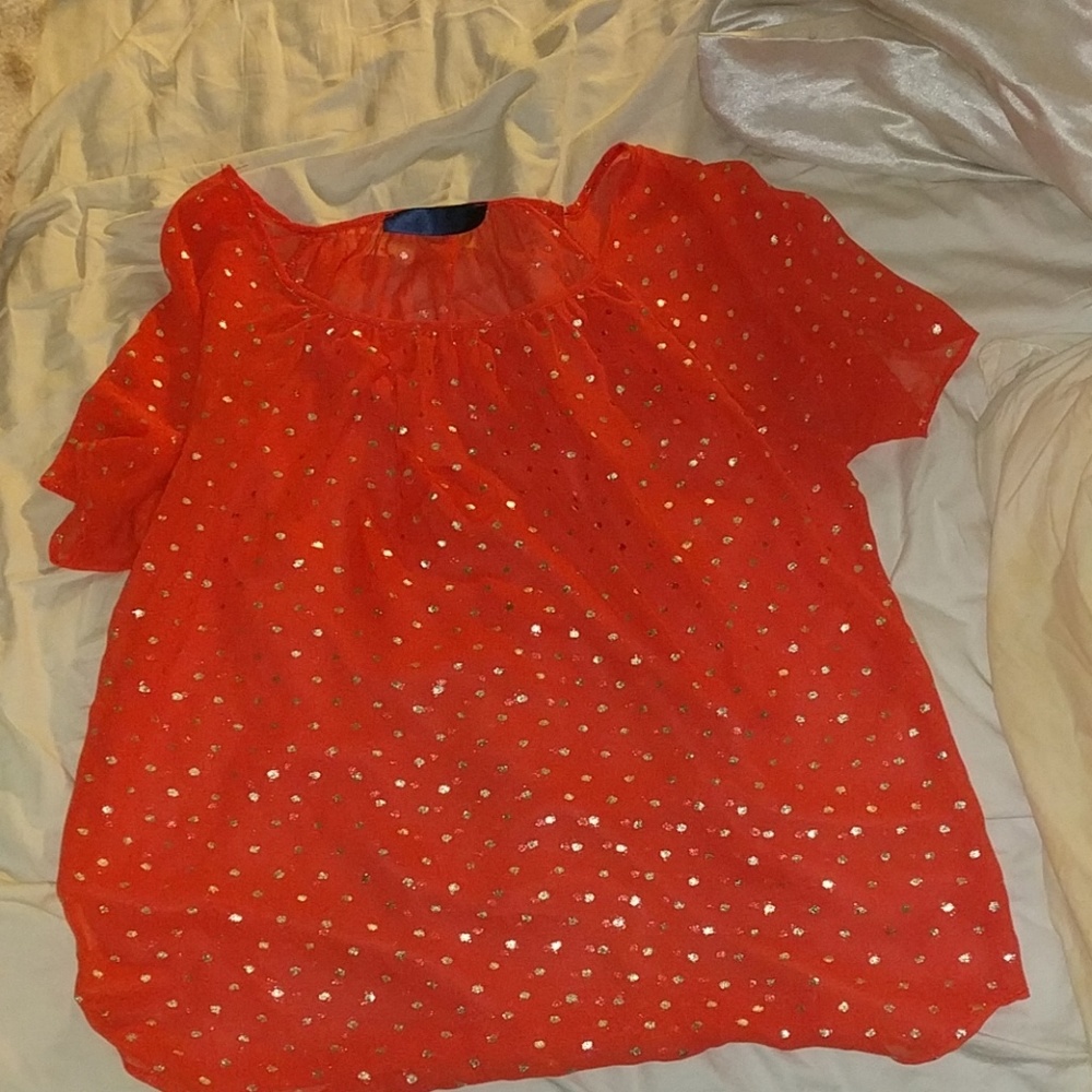 Red blouse